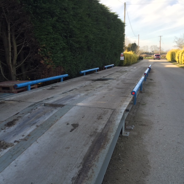 The old weighbridge at Traditional Suffolk Poultry 