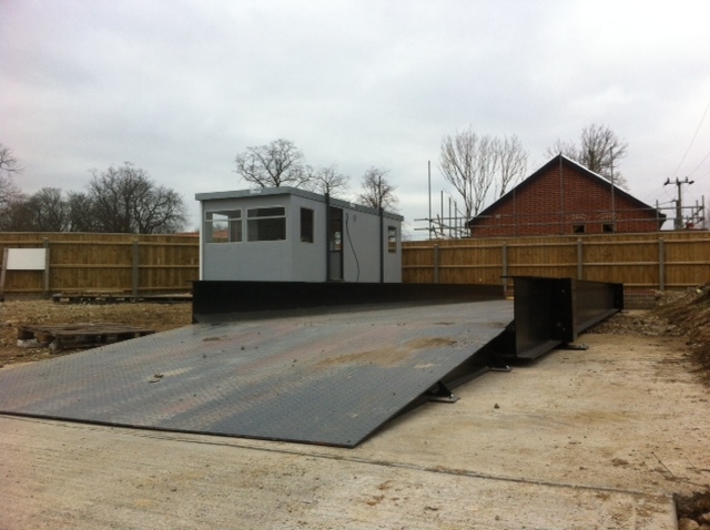 The installed weighbridge